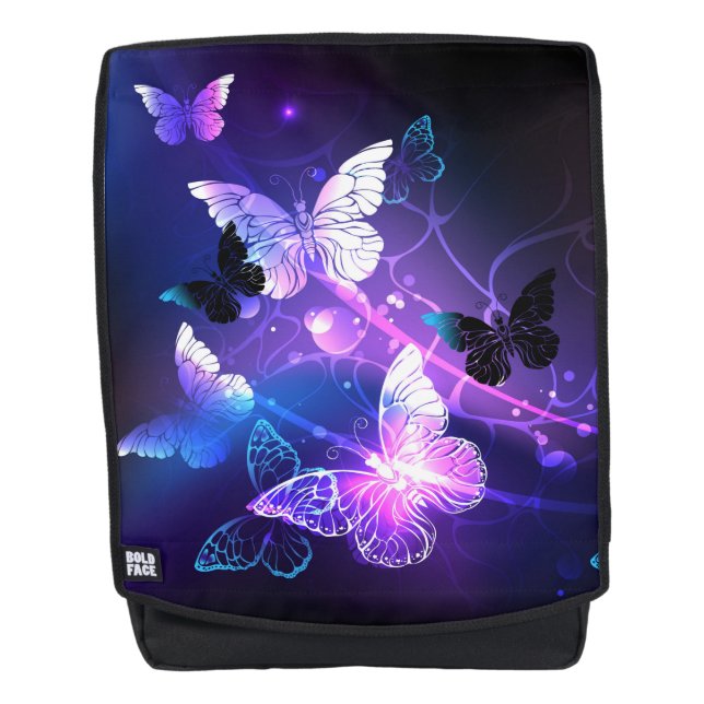 Mochila Fondo con mariposas nocturnas (Anverso)