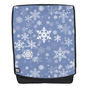 Mochila Fondo de color de Personalizar gráfico con copos d