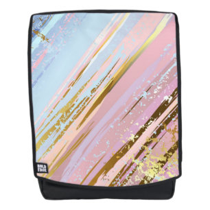 Mochila Fondo rosa texturizado