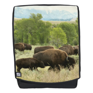 Mochila Fotografía de animales de la naturaleza de Wyoming