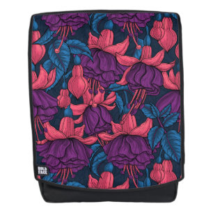 Mochila Fuchsia en azul y púrpura