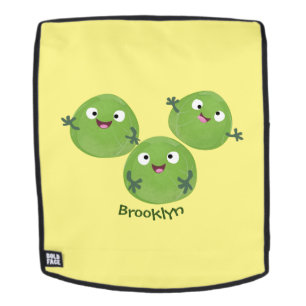 Mochila Funny Brussels brota personalizado de verduras