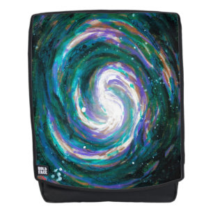 Mochila Galaxia espiral en el espacio