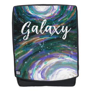 Mochila Galaxia espiral en el espacio