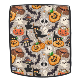Mochila Gatos divertidos de Halloween en una fiesta