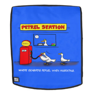 Mochila Gaviotas marinas divertidas petrel humor personali