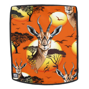 Mochila Gazelle Animal salvaje Antelope africano