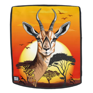 Mochila Gazelle Animal salvaje Antelope africano