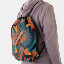 Geometría abstracta vibrante - Arte gráfico audaz 