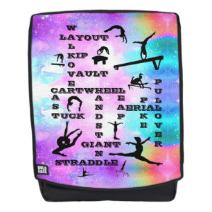 Mochila Gimnasia Habilidades Gimnasia Crucigramas Niñas