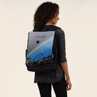 Mochila - Globos de aire caliente y arco iris
