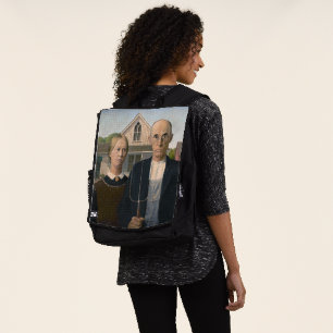 Mochila Gótico Americano: Pobre agricultor rural