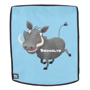 Mochila Gracioso ilustracion de personalizado porcina afri