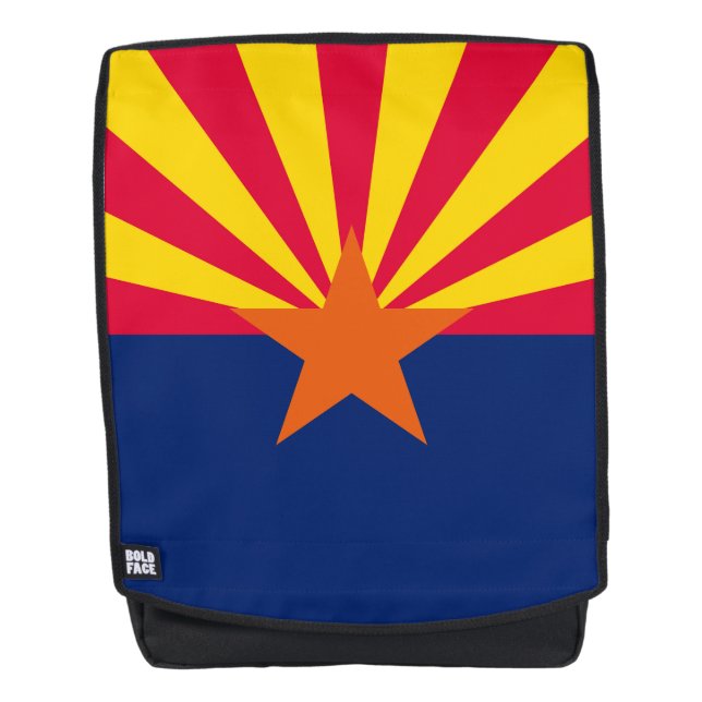 Mochila Gráfico dinámico de la bandera del estado de Arizo (Anverso)