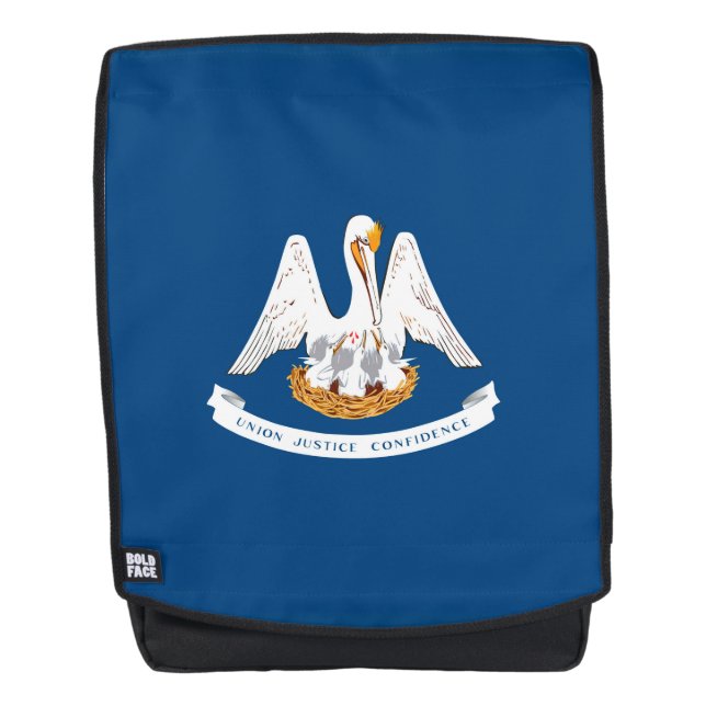 Mochila Gráfico dinámico de la bandera del estado de Luisi (Anverso)