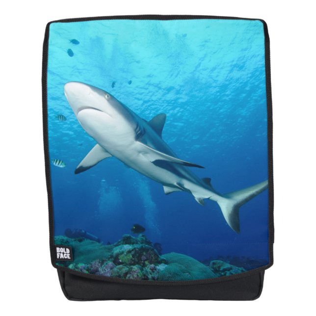 Mochila Gran tiburón blanco (Anverso)