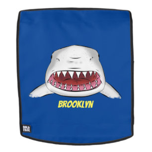 Mochila Gran tiburón blanco significa ilustracion personal