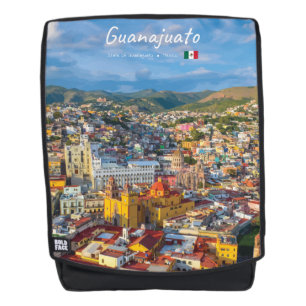 Mochila Guanajuato, México - Paisaje Urbano Colorido