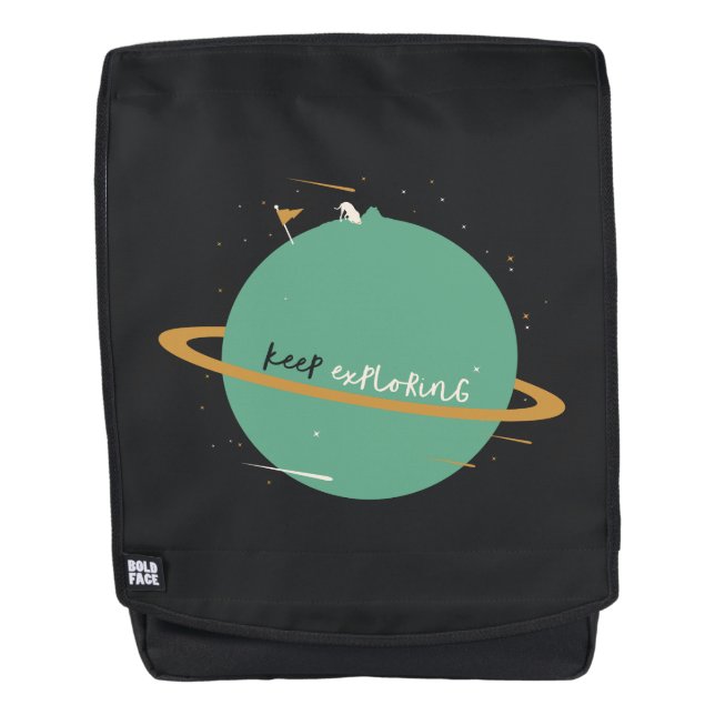 Mochila Guarde el explorar (Anverso)