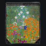 Mochila Gustav Klimt - Jardín de flores<br><div class="desc">Jardín de flores - Gustav Klimt en 1905-1907</div>