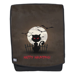 Mochila Halloween Cat & Halloween Bats-Happy Hunting