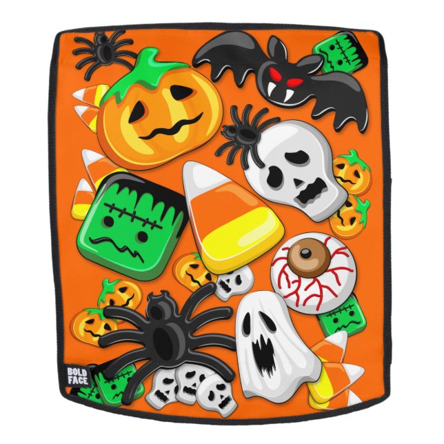Mochila Halloween Spooky Candies Fiesta (Cara extraíble)