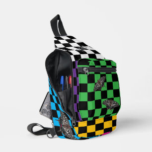 Mochila HAMbyWG de comprobación multicolor