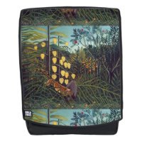 Henri Rousseau lucha entre tigre y toro