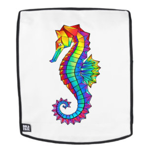Mochila Hipoahoría marino poligonal arcoiris