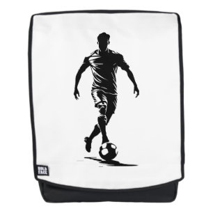 Mochila Hombre de fútbol con balón