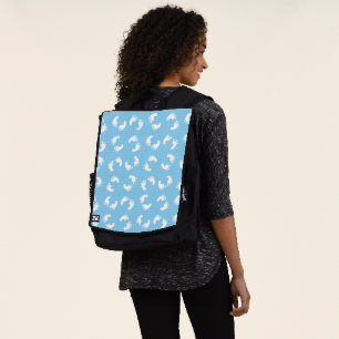 Mochila Huellas de bebé, Pie de bebés, Huellas, Azul, Niño