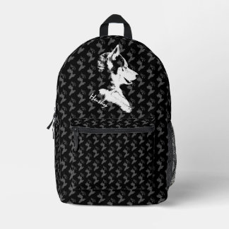Mochila Husky Cachorro de Husky Siberiano Mochilas