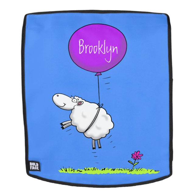 Mochila Ilustracion de humor de personalizado de globo de  (Cara extraíble)