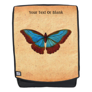 Mochila Ilustracion de mariposa de época