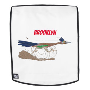 Mochila Ilustracion de pájaro personalizado de pista diver