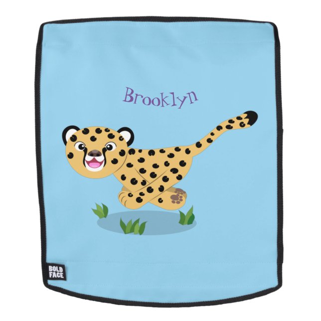 Mochila Ilustracion de personalizado con queso lindo (Cara extraíble)