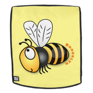 Mochila Ilustracion de personalizado de abejas alegres