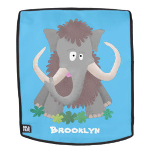 Mochila Ilustracion de personalizado de mamut bobo gracios