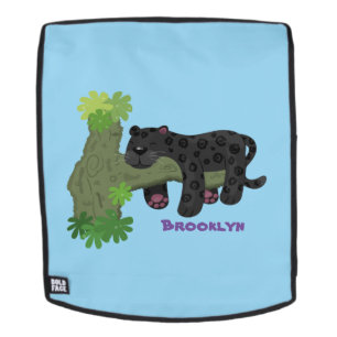 Mochila Ilustracion de personalizado de pantera negra de j