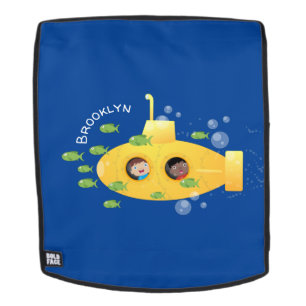 Mochila Ilustracion de personalizado de pescado submarino