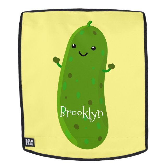 Mochila Ilustracion de personalizado de piquetes alegres (Cara extraíble)