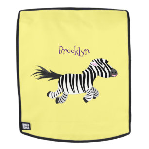 Mochila Ilustracion de personalizado de zebra graciosa
