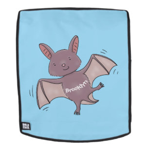 Mochila Ilustracion de personalizado volador de bate de be