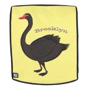 Mochila Ilustracion personalizado cisne negro