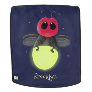 Mochila Ilustracion personalizado de luciérnaga de bichos