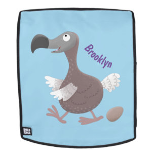 Mochila Ilustracion personalizado de pájaro dodo gracioso