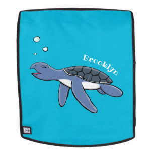Mochila Ilustracion personalizado de tortuga marina de beb