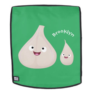 Mochila Ilustracion vegetal de personalizado de ajo dulce