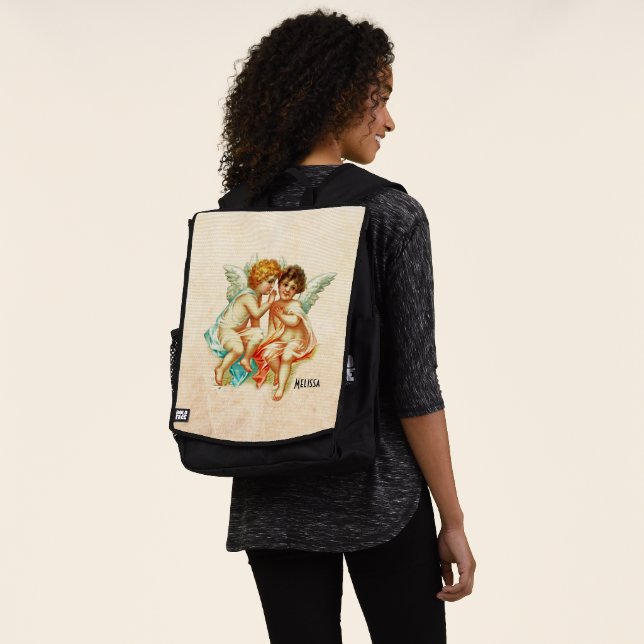 Mochila Ilustracion Vintage Ephemera Angel Cherubs (Puesto)