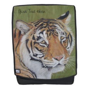 Mochila imagen de la vida salvaje del tigre grande